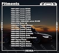 Vista 3 de Rexka 50 piezas de clip de moldura de puerta para Toyota Lexus 67771-02030 4Runner, Camry, Land Cruiser, Sienna, Corolla