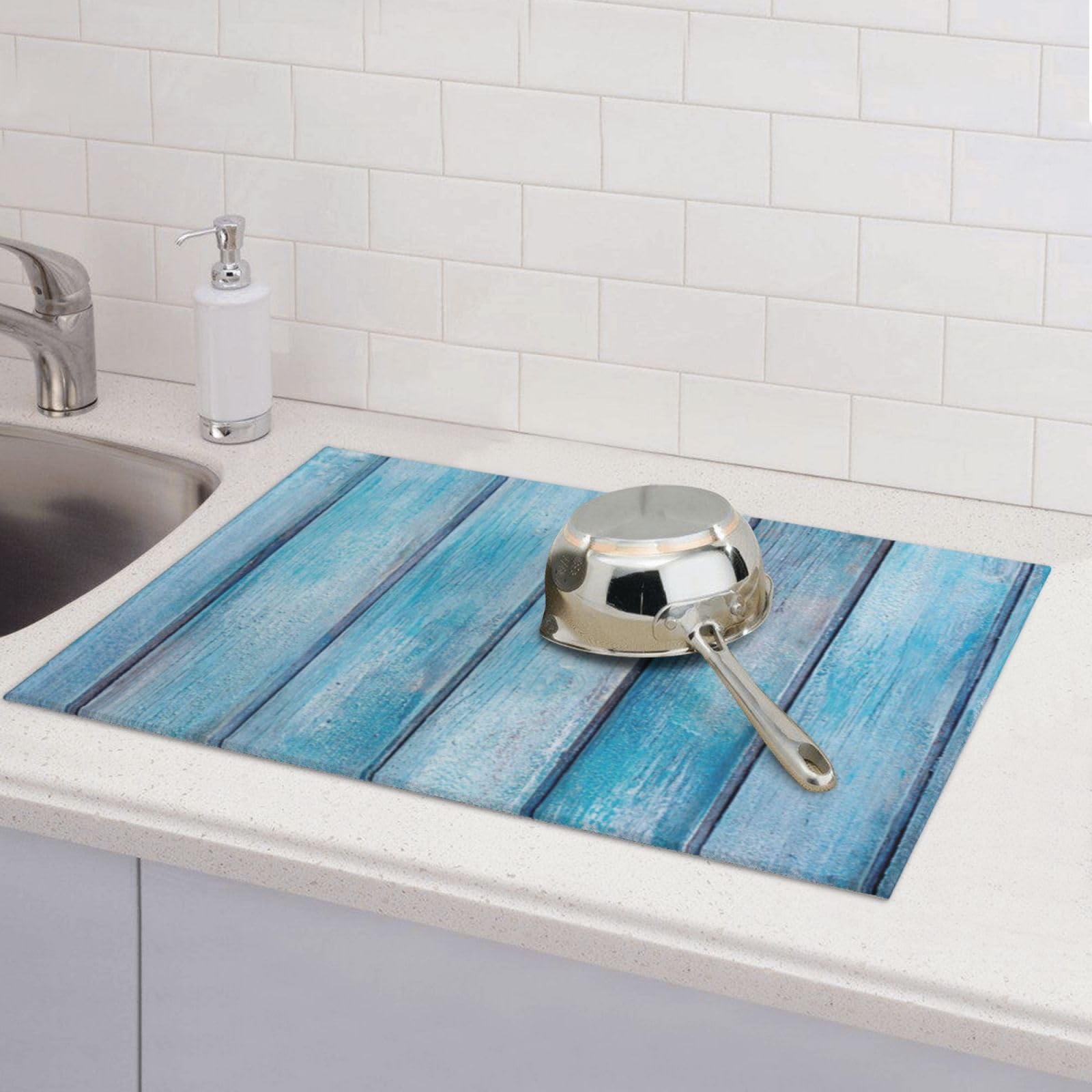 Tapis Absorbant Vaisselle Tapis De Bain En Pierre à Séchage Rapide - HOMY Tapis Egouttoir Vaisselle Absorbant