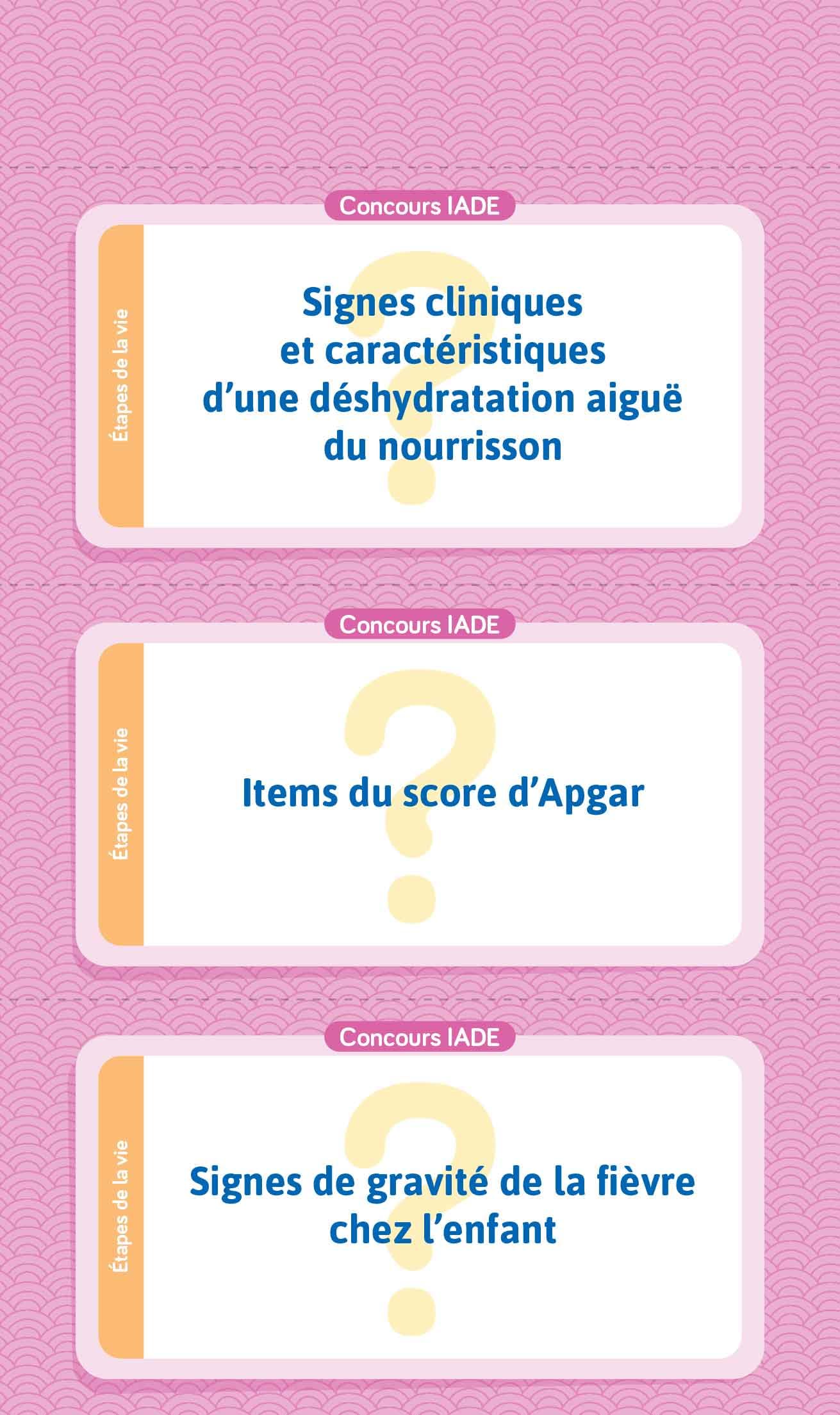 Flashcards concours IADE: Infirmier anesthésiste