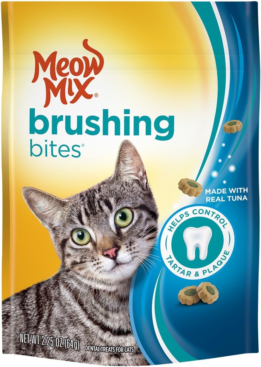 Meow Mix Cat Treats Brushing Bites