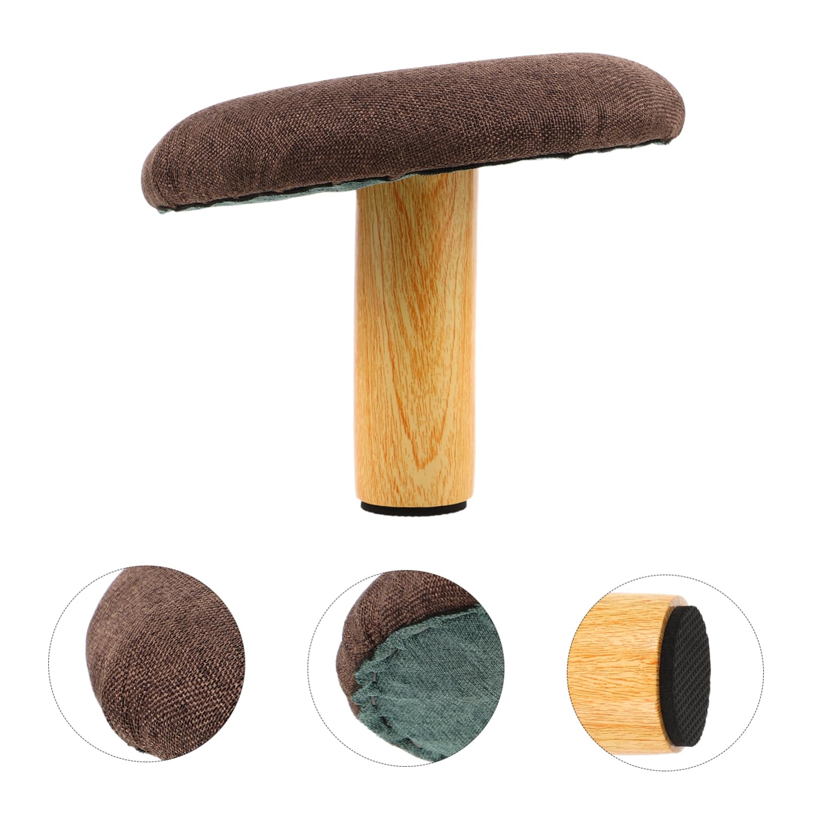Gatuida Sgabello Inginocchiato Ergonomico in Legno Marrone per Postura