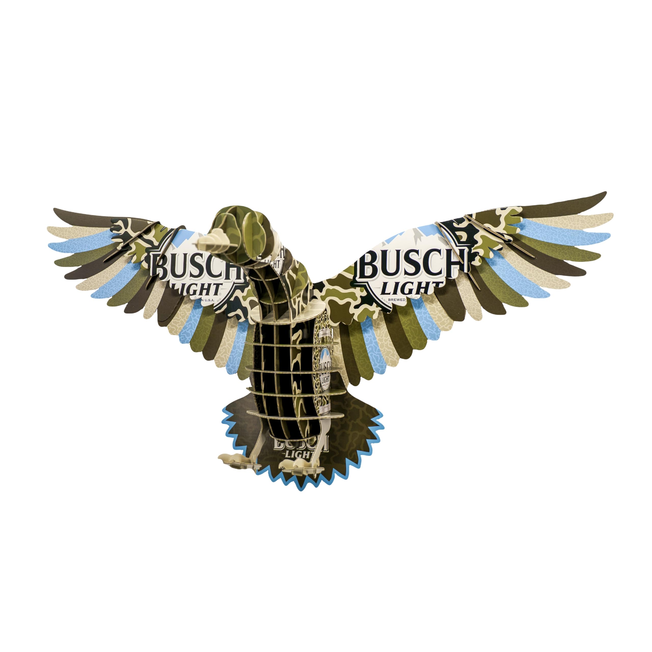 Amazon.com : BEER DEER Busch Light Camo Duck - Bar to Blind 3D