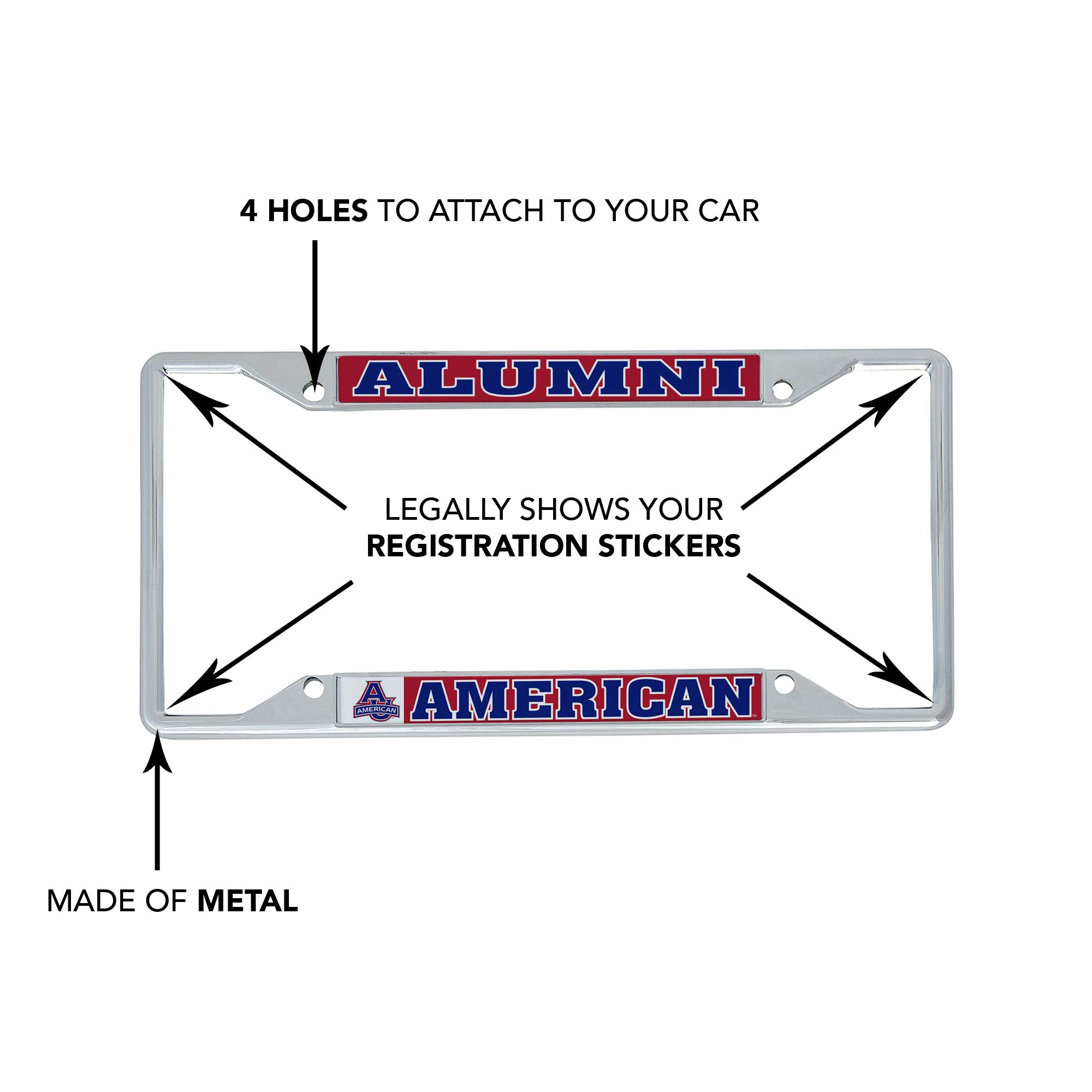 Sjdakj Clear License Plate Covers & Frames Combo - 2 Pack UV-Resistant Shield For US Plates - View #13