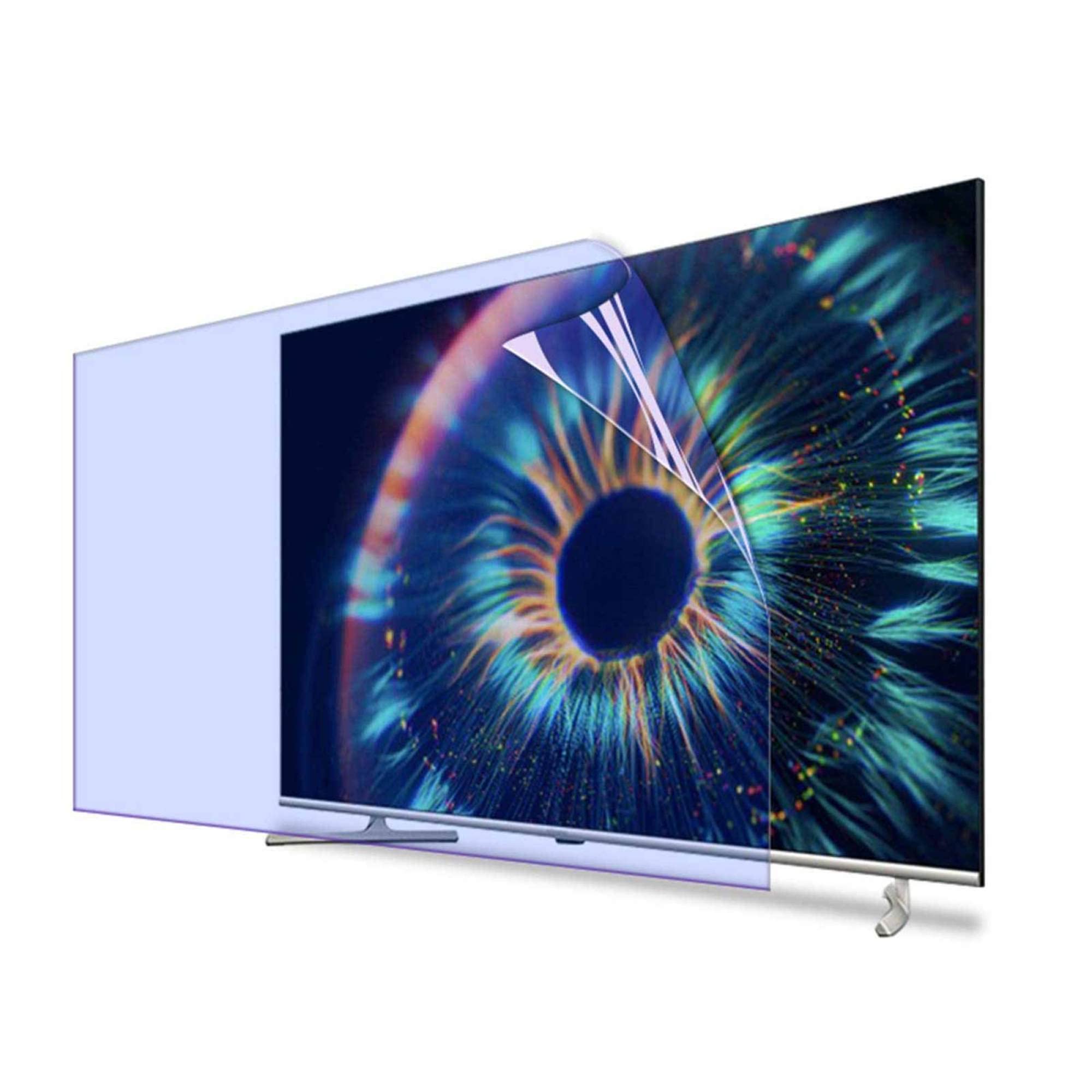 Protector de pantalla de TV de 55 pulgadas Anti Glare Blue Light Blocking Screen Filter, Anti-Resplandor, Anti-Rayado, Bloquea el 96% de la Luz Azul UV para TCL/Samsung/Sony/LG - 55in1221*689mm