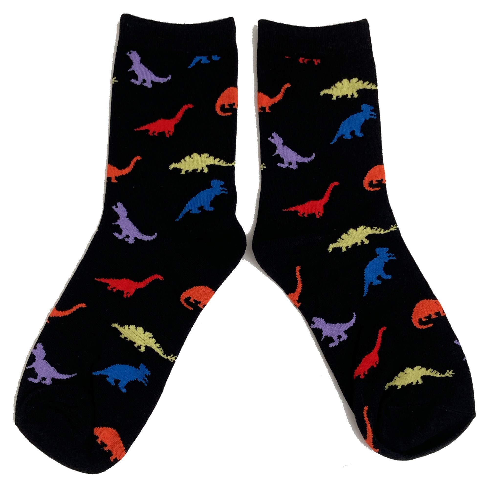 Sock Shack Ladies Neon Dinosaurs Everywhere Tyrannosaurus Socks 4-8 UK/37-42 Eur/6-10 US