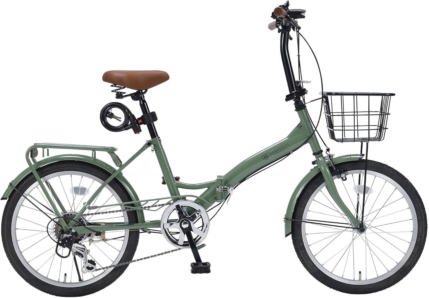 折りたたみ自転車 グリーン 20インチ Amazon | 折りたたみ自転車 20インチ スチール シマノ製 6段変速