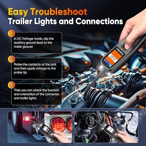 Miniatura 6 de Autel PowerScan PS100 Kit de sonda de circuito de potencia, probador avanzado de relé de circuito trazador de cables eléctricos 2025, herramienta