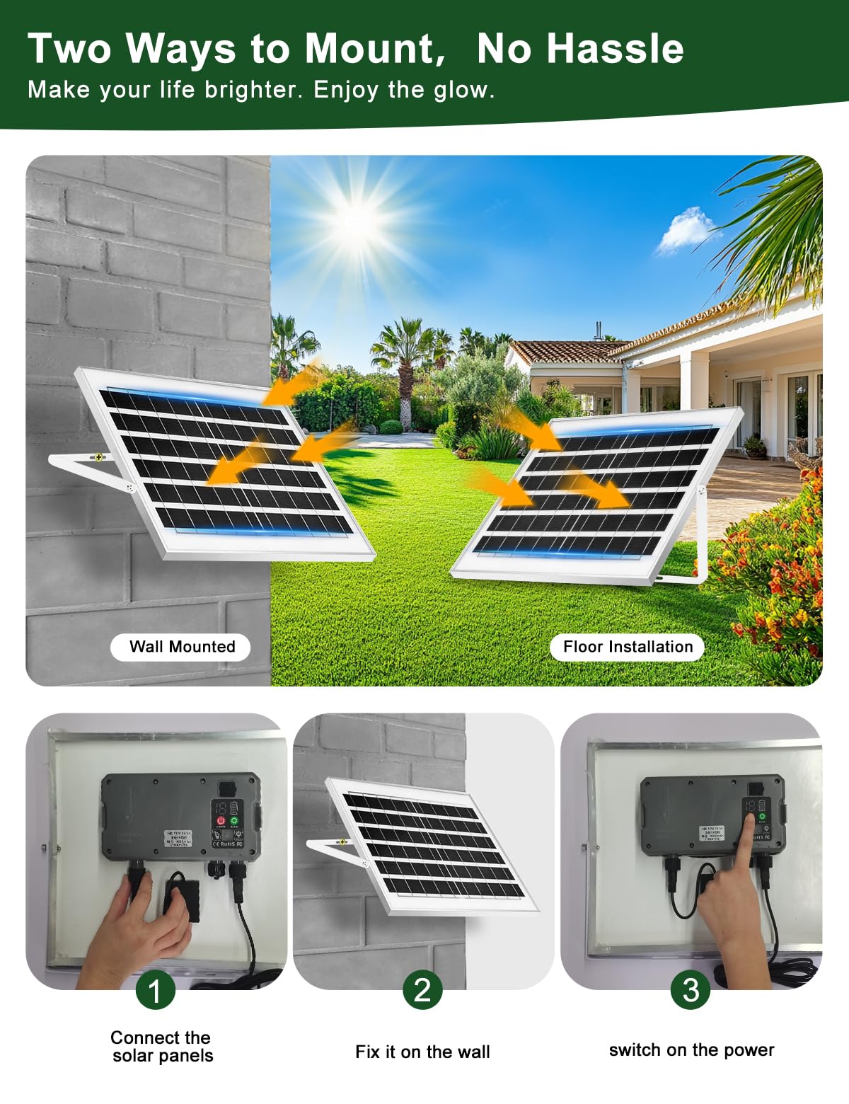 Striscia LED Solare Esterna COB 20m 252LED/M, Bianco Caldo IP65,19 modalità di illuminazione, regolabile, ricarica solare, per patio, giardino, balcone, gazebo, vialetto, grondaia, recinzione