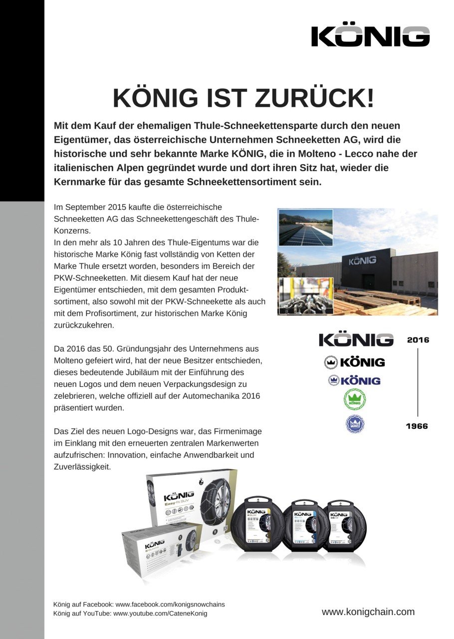 Schneeketten Winter-Set für SUV & Transporter - passend für die Reifengröße 215/70R15 - Kettenhersteller KÖNIG|Thule - mit Ö-Norm 5117/Ö-Norm 5119/TÜV im Set Handschuhen & Eiskratzer