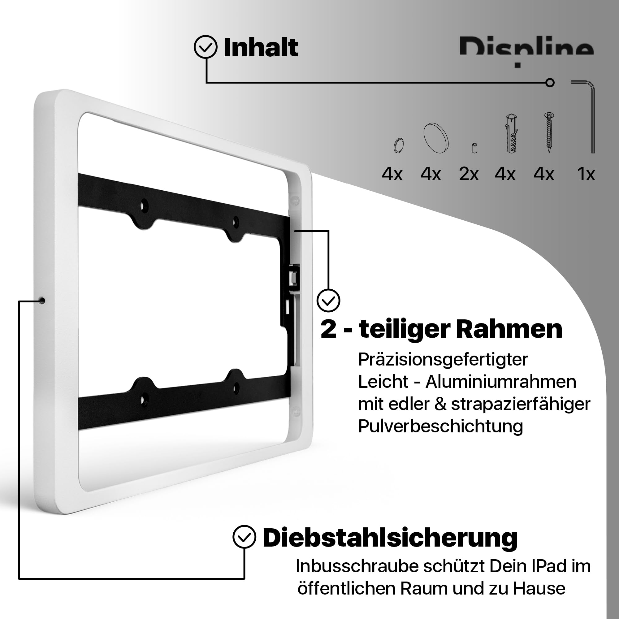 Displine Companion Wall 2.0 Wall Mount Compatible with Samsung