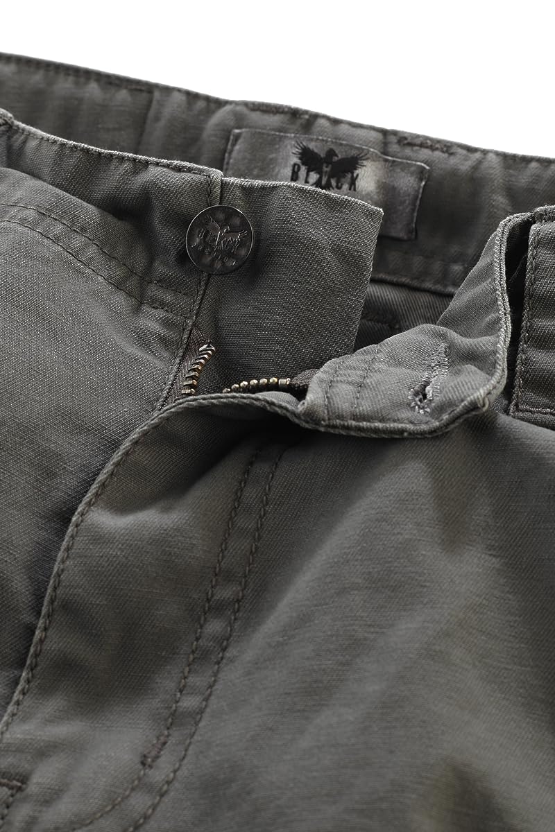 Black Premium by EMP Herren Schwarze Shorts mit großen Taschen