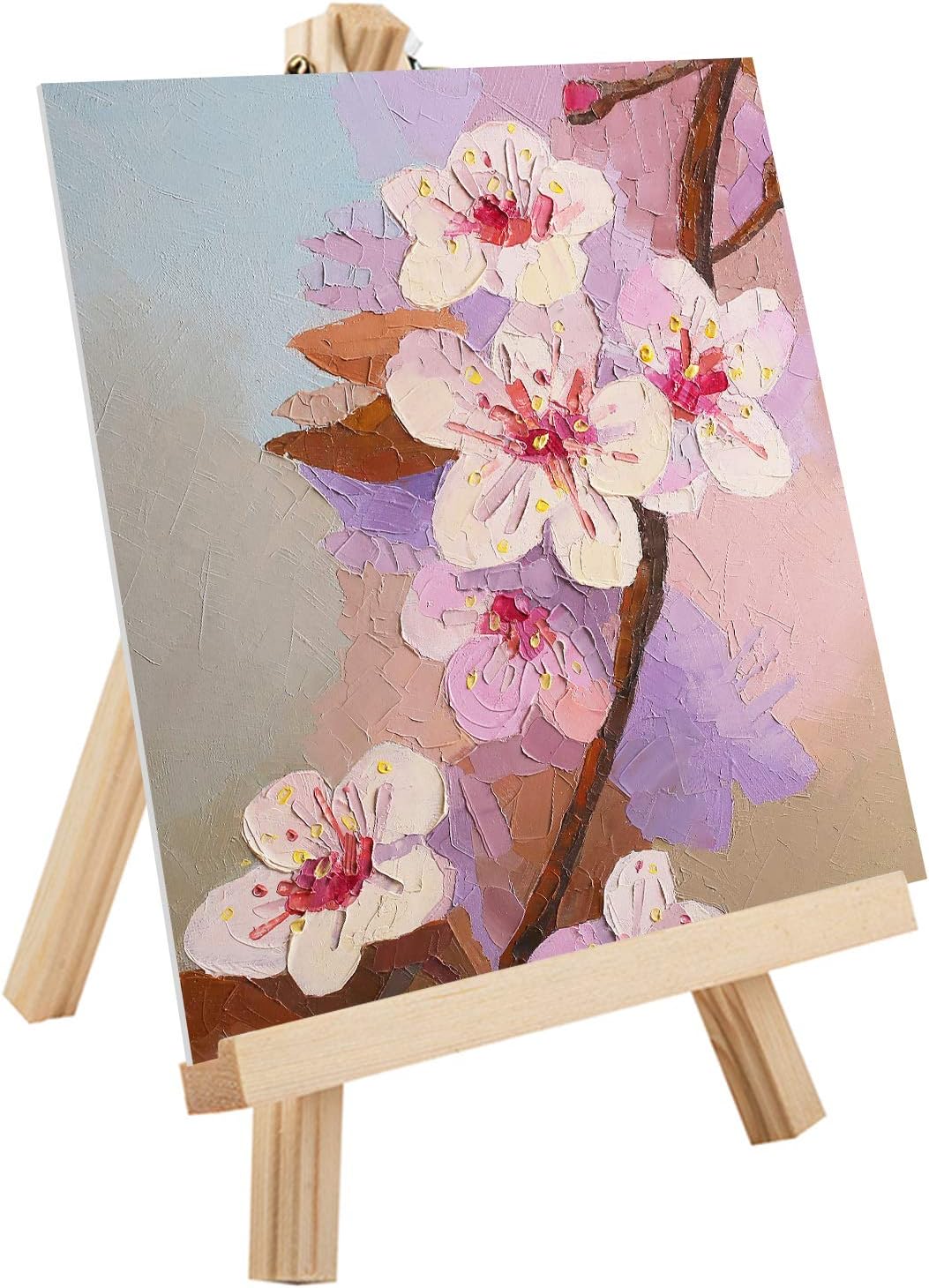 MEEDEN 9.52 Inches Tall Wood Easels, Tabletop Display Easels Set of 6, Art Craft Pine Wood Painting Tripod Easel Stand for Kids, Artist Adults Students
