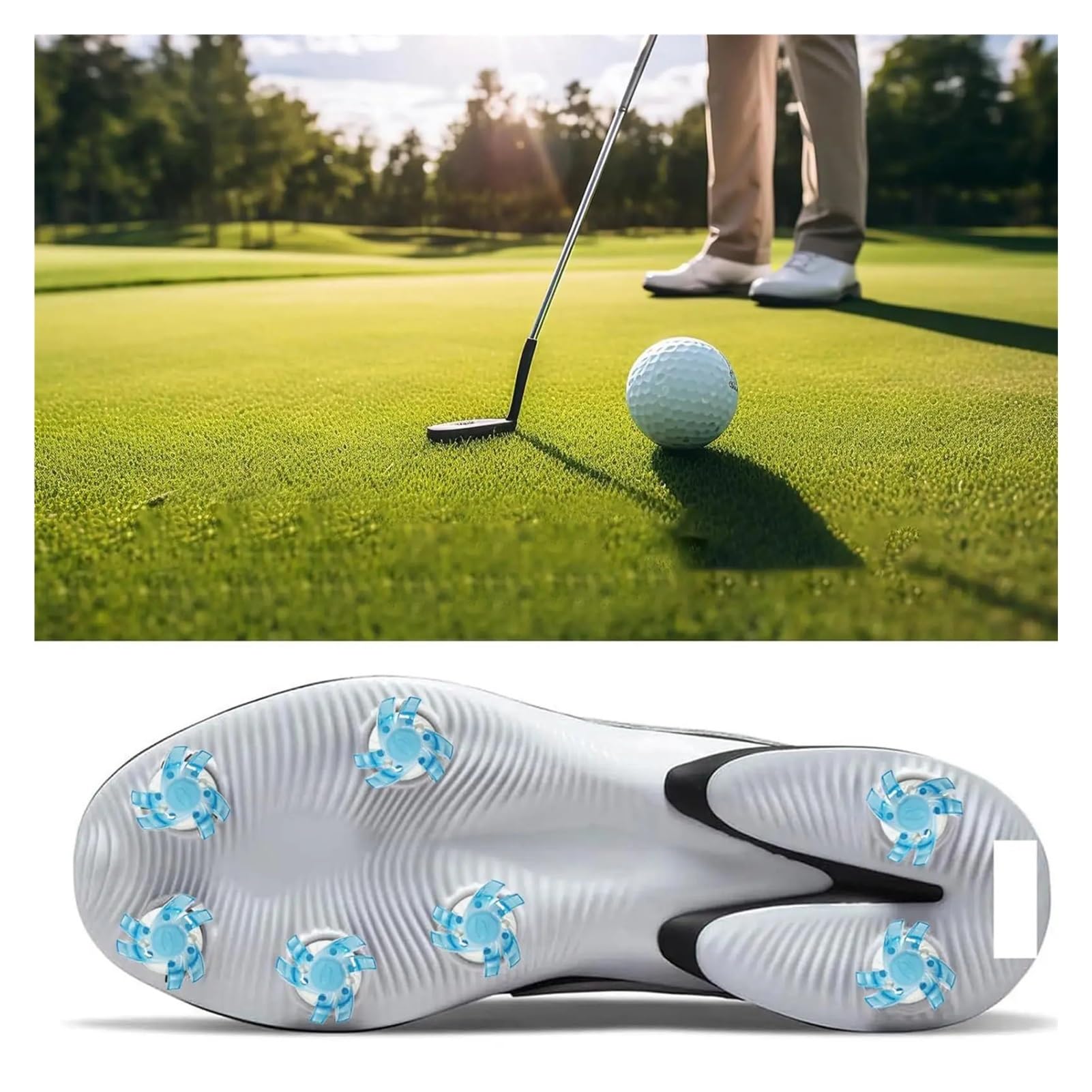 Golfschuhe Stollen Golfschuhspikes | Golfschuh-Spikes, rutschfeste Golfschuh-Stollenschraube, Ersatz-Gewindespikes