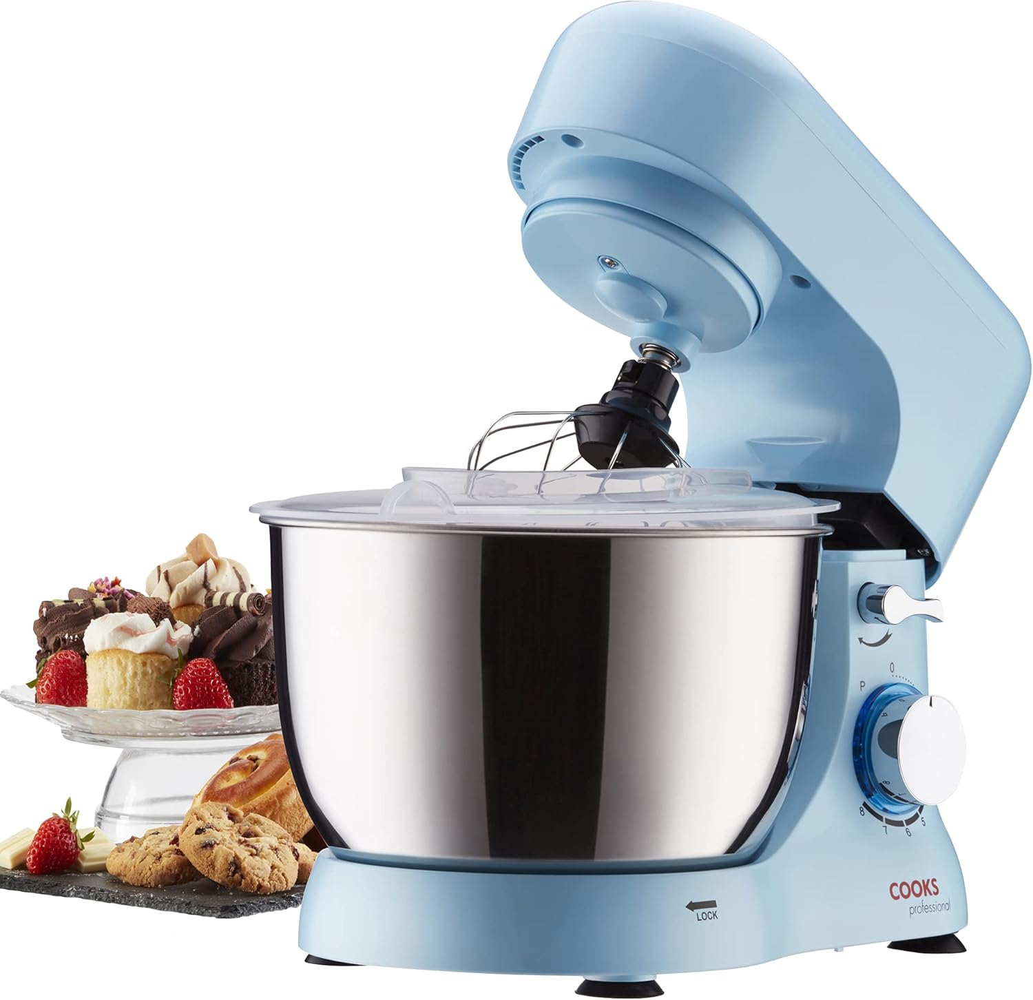 Cooks Professional Stand Mixer 8 Speed 4.5L Mixing Bowl 1000W