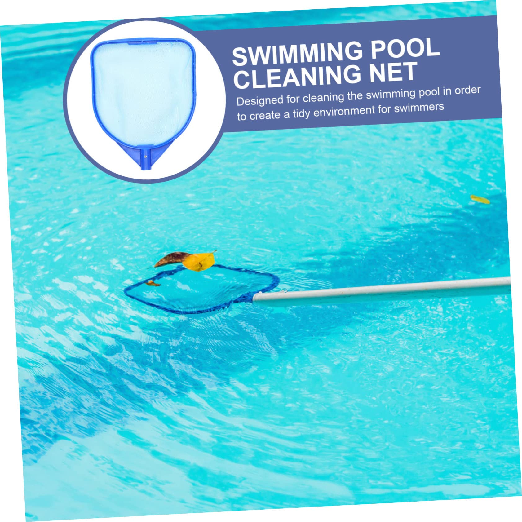 SUPVOX 3 Piezas Red de Limpieza de Piscinas Cosas de Piscina bañera Suelo Red recogehojas Piscina Limpieza Piscina Red de Pala para Piscina Redes de alberca para Limpieza el plastico Blue