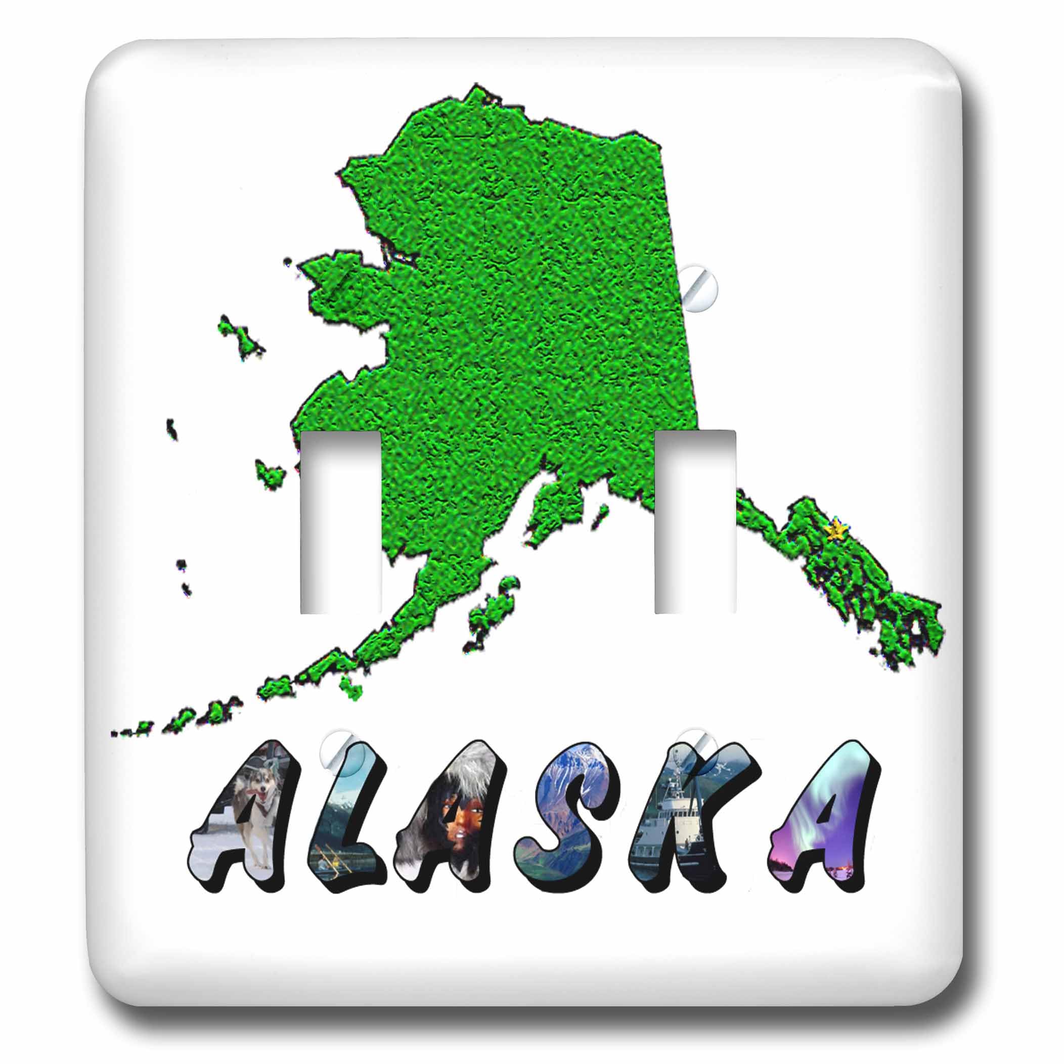 Interrupteur à bascule Carte de l'Alaska pour créer une ambiance évasion dans votre salon