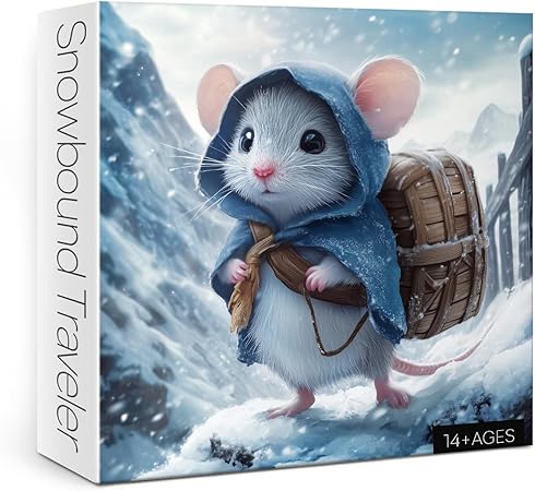 Manairons Recycles Great Ideas but Stumbles Due to Bugs 9 71Dq0SdMoAL. AC SY450 Funny Mouse Puzzles for Adults 1000 Pieces, Cute Winter Animal Art Jigsaw Puzzles, Difficult Aesthetic Challenging Snowy Puzzle