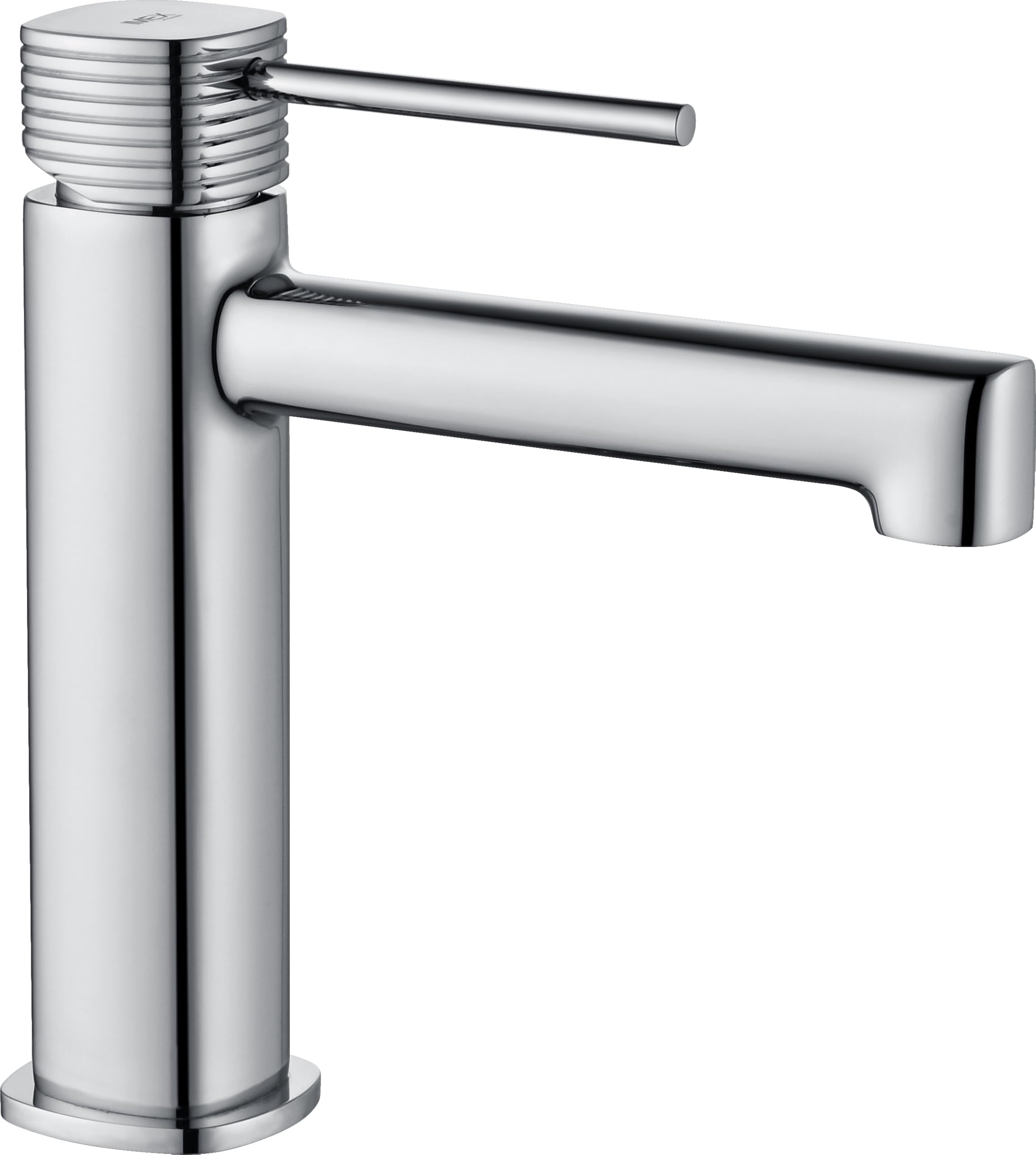 IMEX - Grifo Lavabo Cromado | Grifo Baño Monomando con Agua Fria y Caliente | Grifo de Caño Bajo Fabricado con Latón | Ahorro de Agua y Fácil Instalación | Serie Firenze | Color Cromado