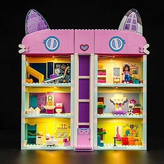 LED Light Kit for Lego Gabby's Dollhouse 10788, Lovely Creative Lighting Set Accessories Compatible with Lego 10788 Building Set for Gift (Lights Only, No Models)