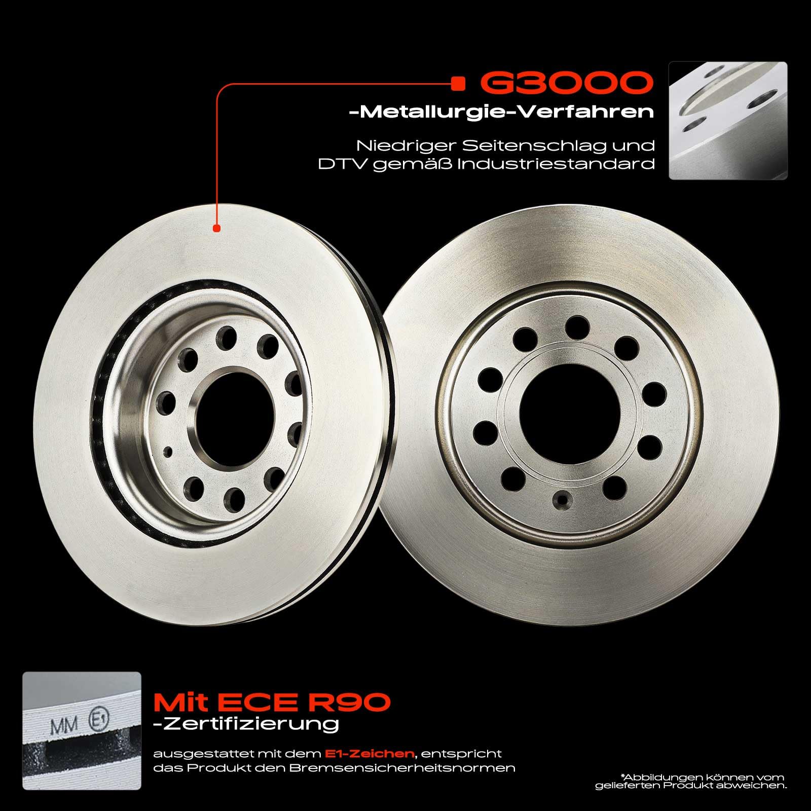 Frankberg 2 x tarcze hamulcowe przednie wentylowane Ø 280 mm 5C0615301 1K0615301AC