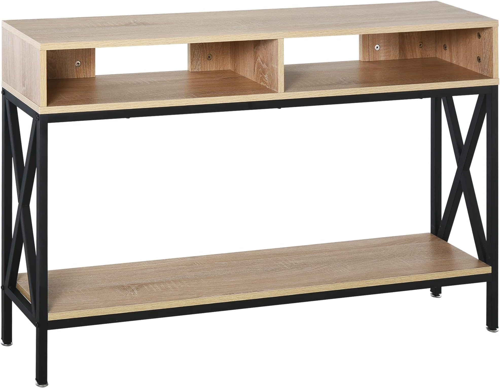 Yaheetech Table Console Table d'entrée à 3 Niveaux, Console Meuble avec