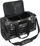 45L Grand sac à bandoulière pour hommes & Les femmes, sac tactique militaire pour voyage week-end, sac de gym, grand sac de sport pour le football de baseball de hockey Basketball & Formation des équipes