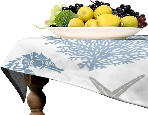 Miniatura 403 de Mantel floral hippie, diseño retro de los años 70, naranja, rosa, azul, floral, bohemio, estampado estético de margaritas, para fiesta, picnic