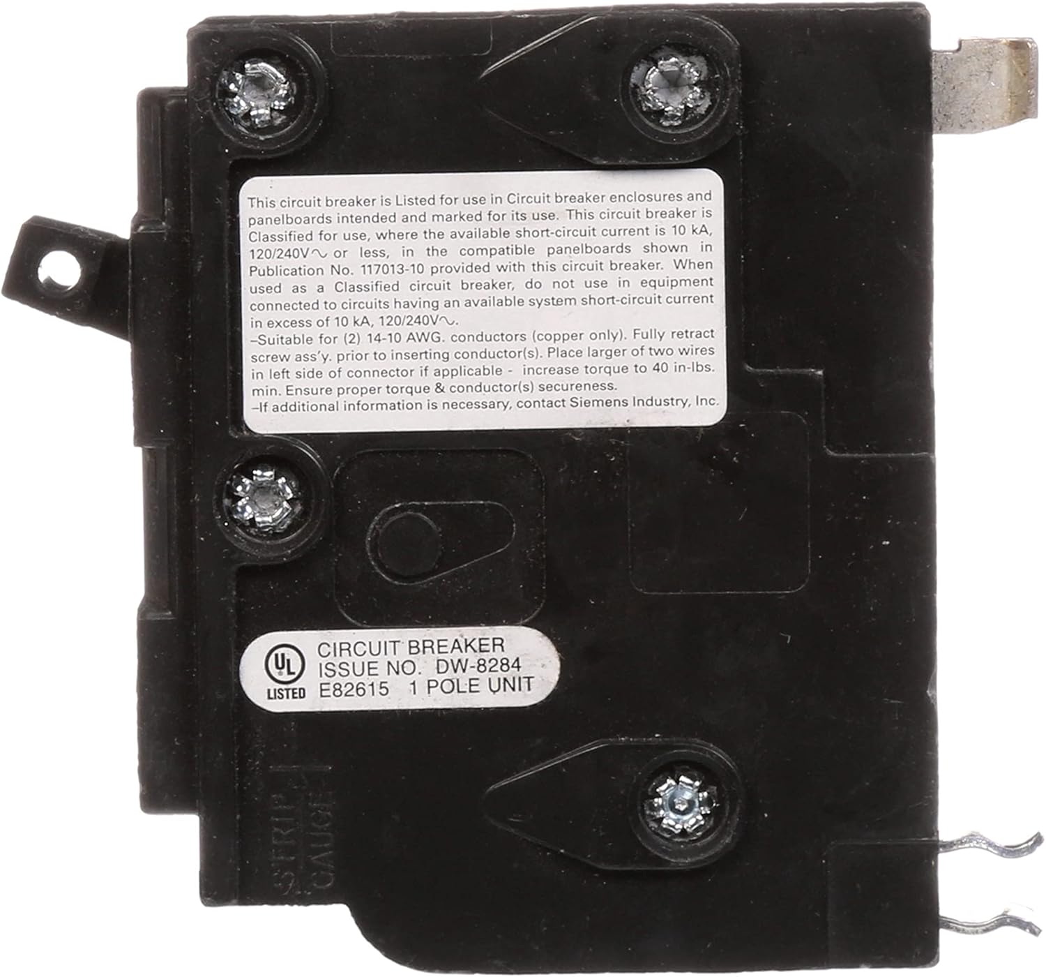 Siemens 15-Amp Siemens D115 QO Replacement Single Pole Circuit Breaker