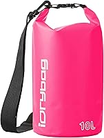 Vista 23 de IDRYBAG Bolsa seca para kayak impermeable 2L/5L/10L/15L/20L, pequeña bolsa impermeable para navegación