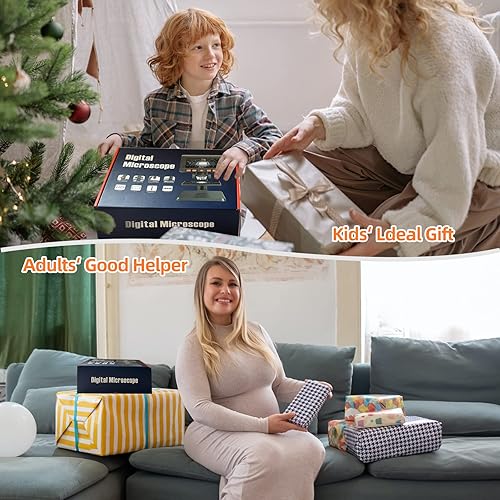 Miniatura 6 de Microscopio digital de monedas de 4.3 pulgadas, microscopio de mano, pantalla de 1080p, LCD, microscopio digital, cámara de video, lupa de monedas