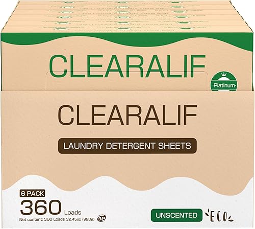 Miniatura 10 de CROS 360 cargas, hojas de detergente para ropa con aroma a lino, para viajes, hogar, apartamento, dormitorio, tiras de detergente para ropa