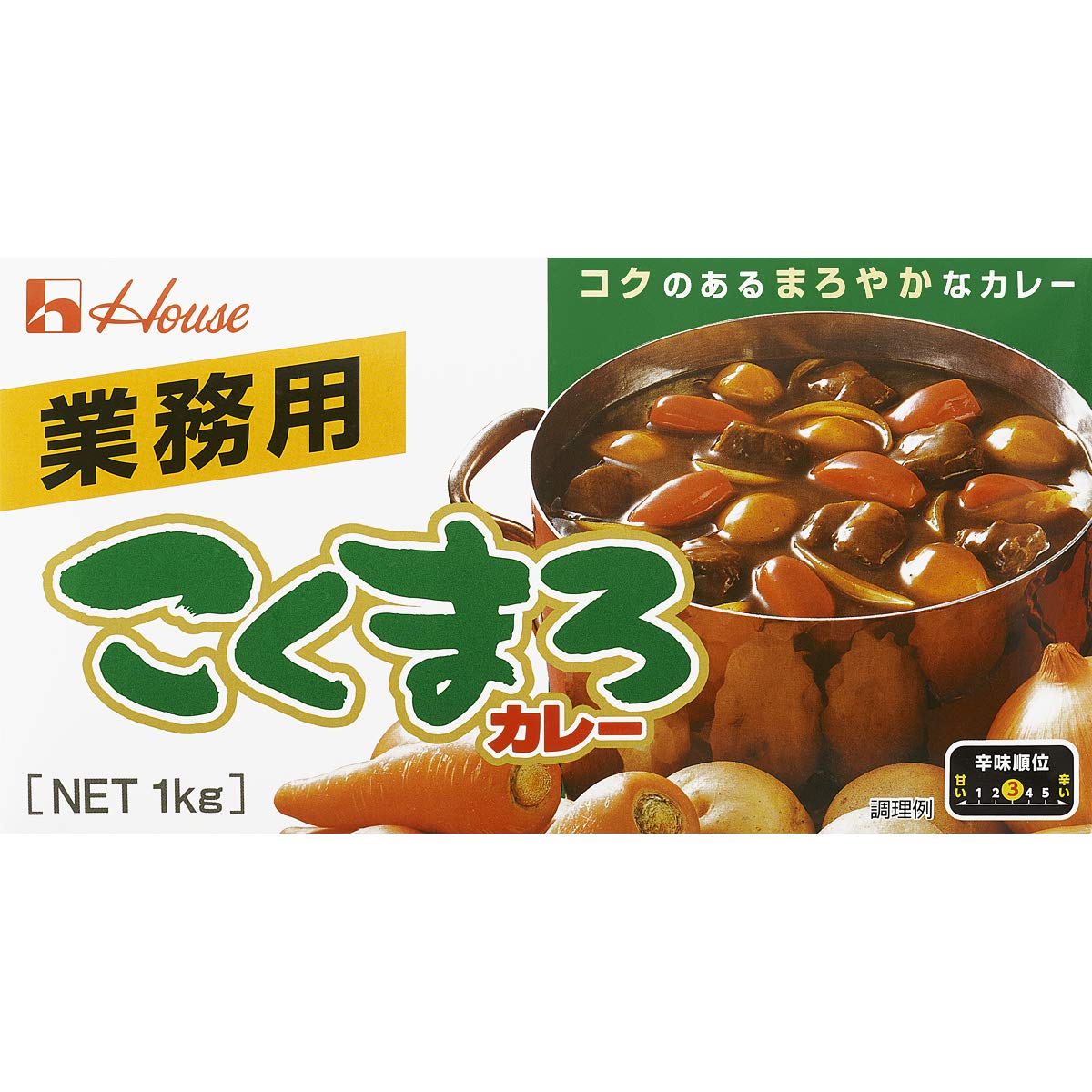 GABAN(ギャバン) ハウス 業務用 こくまろカレー 1kg