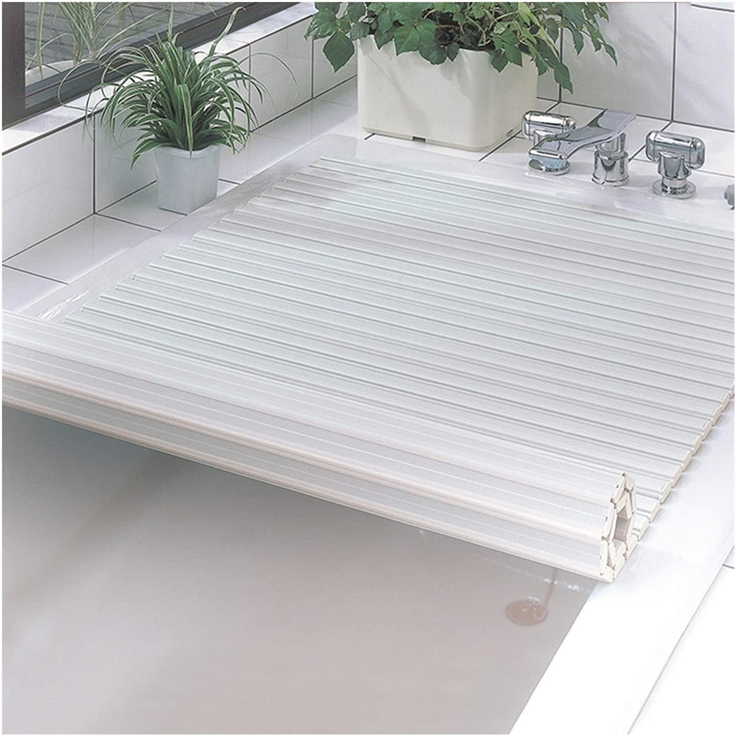 Volet de baignoire isolant JATIBOSH plus épais et pliable pour garder l'eau chaude