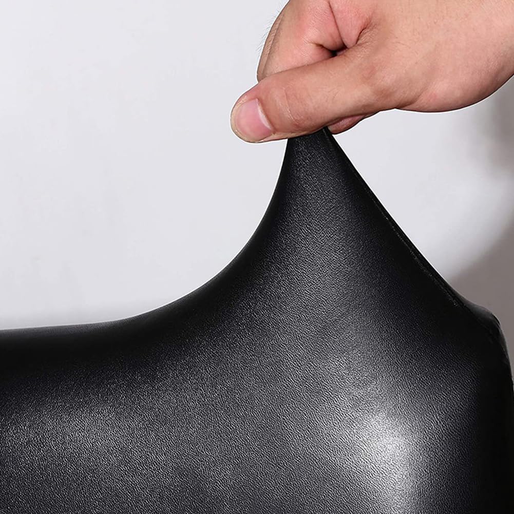 GORGECRAFT Housse de Table de Massage en Cuir PU Noir 1.95m x 90cm Imperméable Résistante à l'huile pour Spa Tatouage Épilation