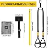 Suspension Trainer, Multifunctional Sling Trainer Set with Door Anchor for a Full Body Workout, Adjustable Sling Trainer Home Gym Equipment for Home, Travel, Indoor and Outdoor
