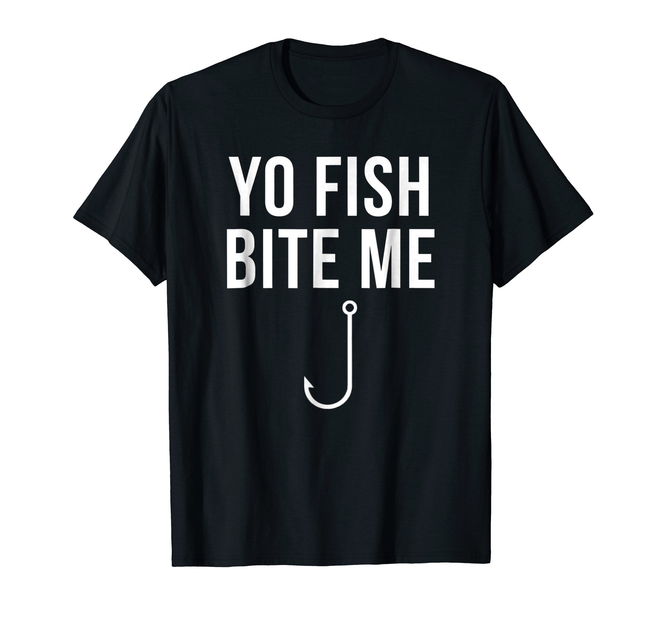 Funny Fishing TeesYo Fish Bite Me Funny Fishing T Shirt