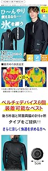 Amazon.co.jp: [アイズフロンティア] ペルチェ 6個 タイプ 長袖