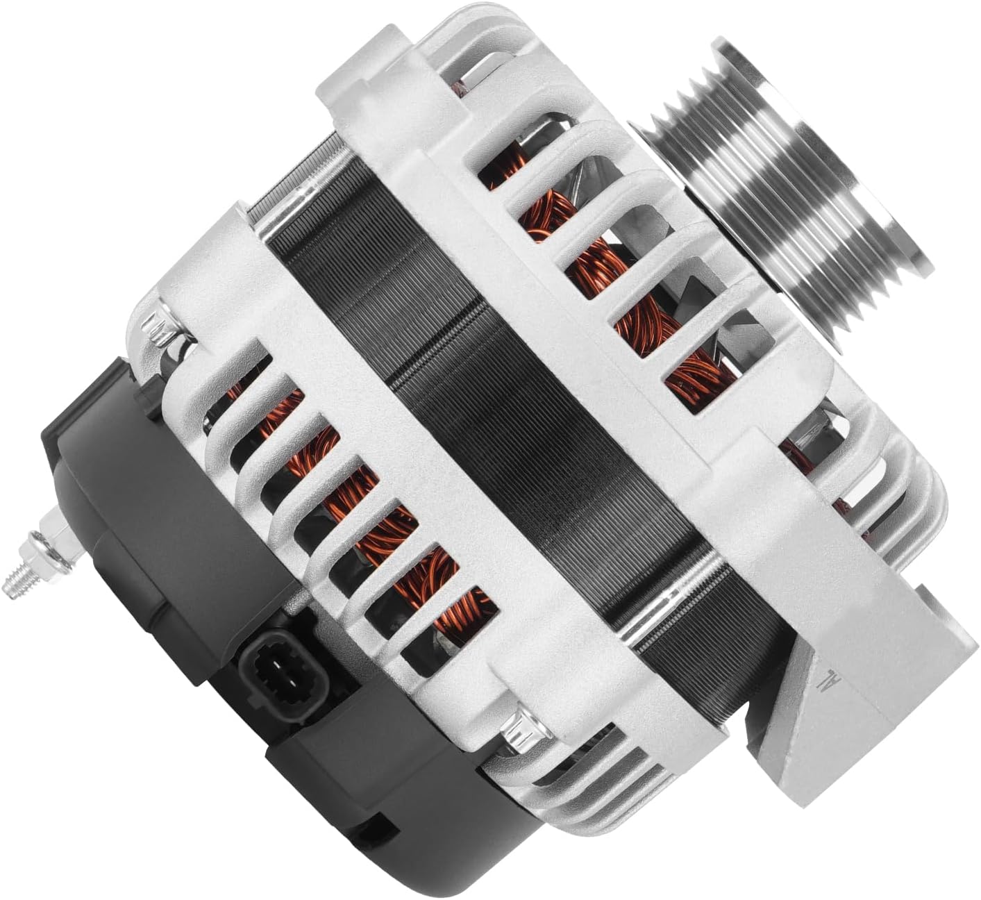 Alternator Replacement New for Cadillac Escalade Chevy Avalanche Suburban Silverado Tahoe GMC Sierra Yukon 2007-2014, Fit for Hummer H2 6.2L 2008-2009, Replace for 15093928 400-12253 8301