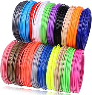 WZCXYX 3D Printer Filaments 100 Meters 20 Colors 3D Printing Pen Plastic Threads Wire 1.75 Mm Printer Consumables 3D Pen Filament PLA