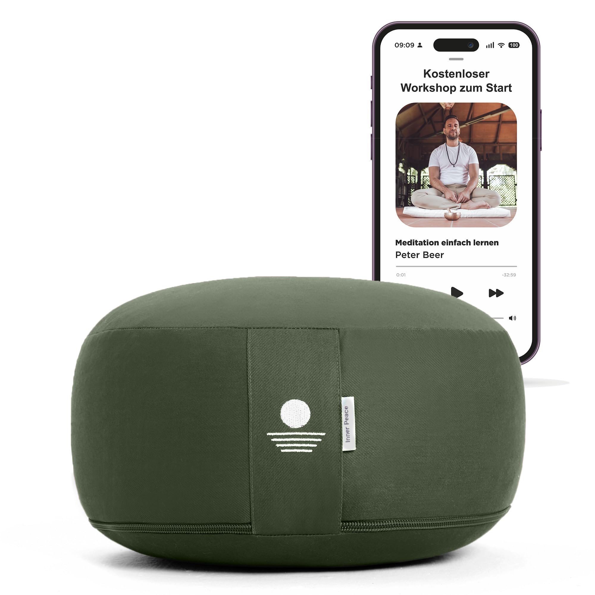 Inner Peace Yogakissen Meditationskissen