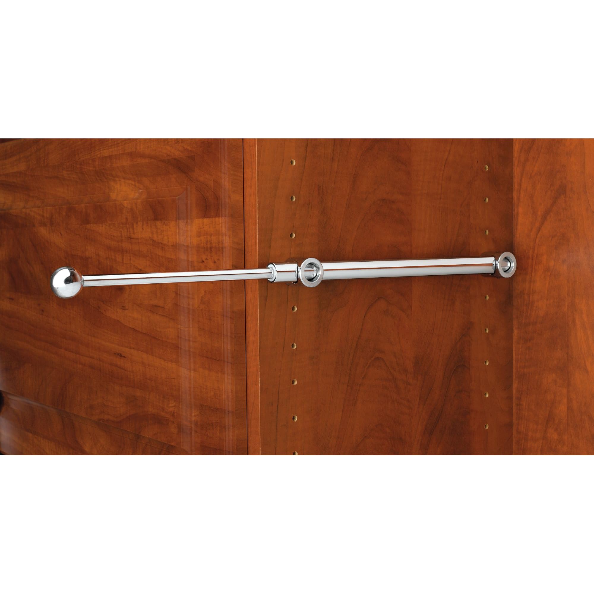 Extending Retracting Rails Closet Rod Extenders Adjustable Retractable Closet Valet Rod ...
