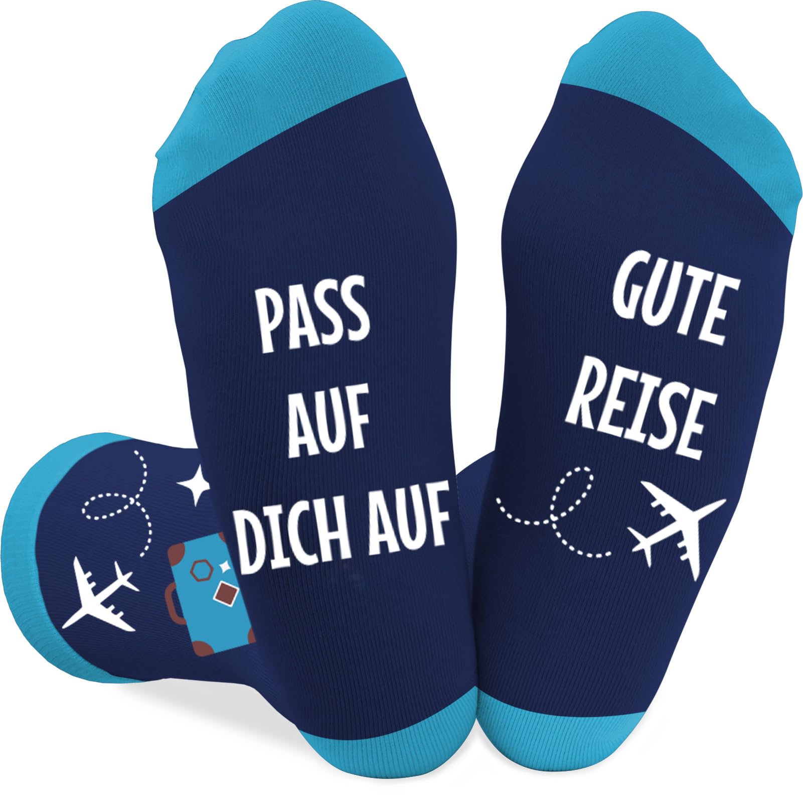 Geschenke für Reisende, Reise Geschenk, Geschenke für Weltenbummler, Auslandsjahr Abschiedsgeschenk, Geschenk Reiseliebhaber Weihnachtsgeschenke Geburtstagsgeschenk Reisende Socken