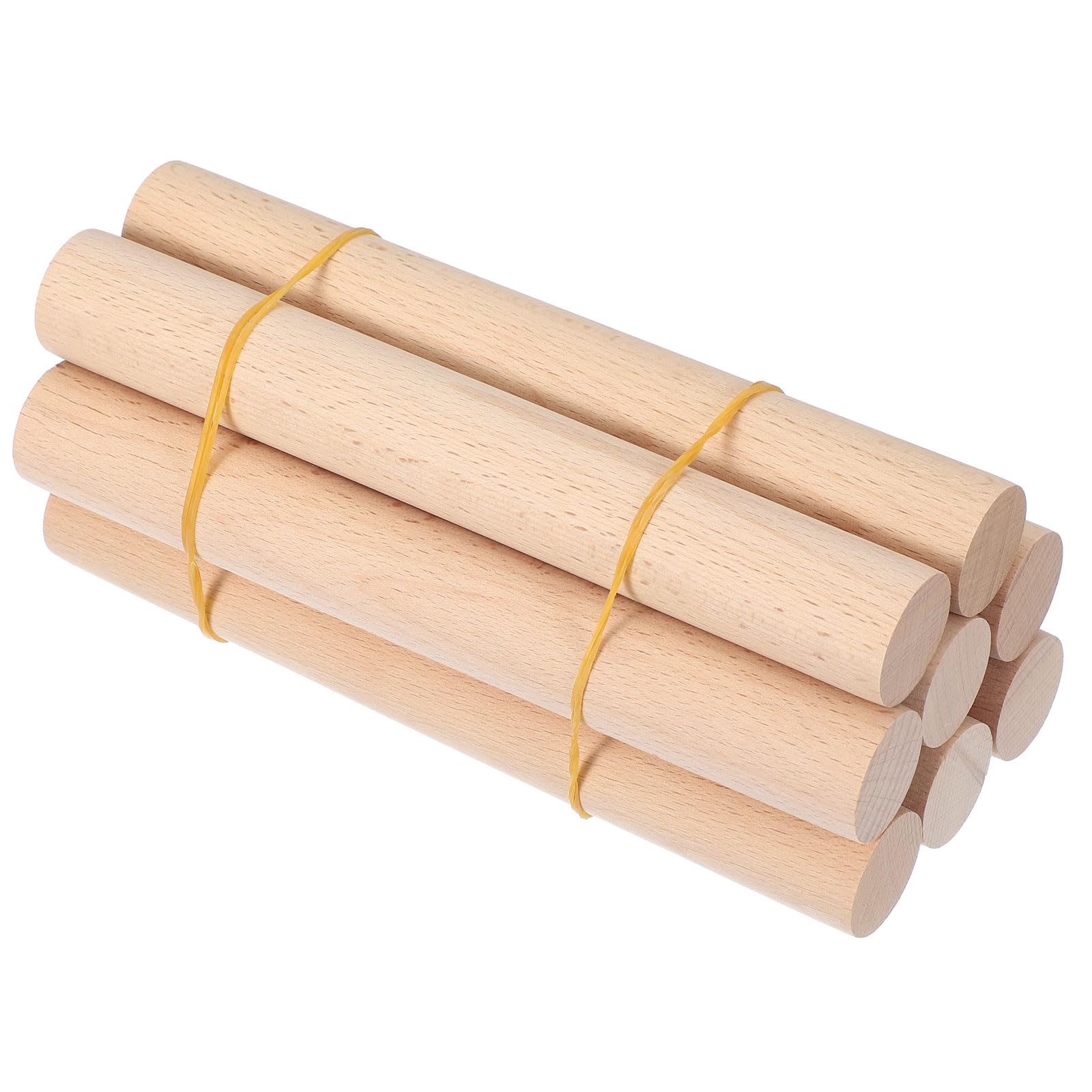 PATIKIL 1-1/8 x 8 Inch Wooden Dowel Rod