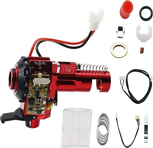 Miniatura 5 de Tactical PRO AEG Hop up Aluminio Cámara LED para M Serie Airsoft Ver.2 Accesorio (Rojo)