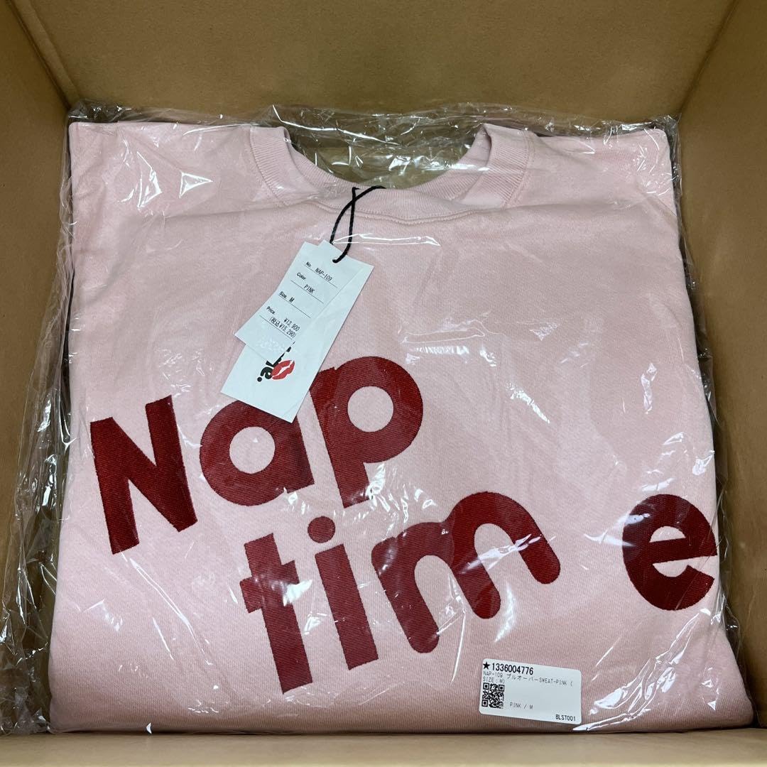Amazon.co.jp: nissy naptime プルオーバーSWEAT-PINK Mサイズ : Toys 