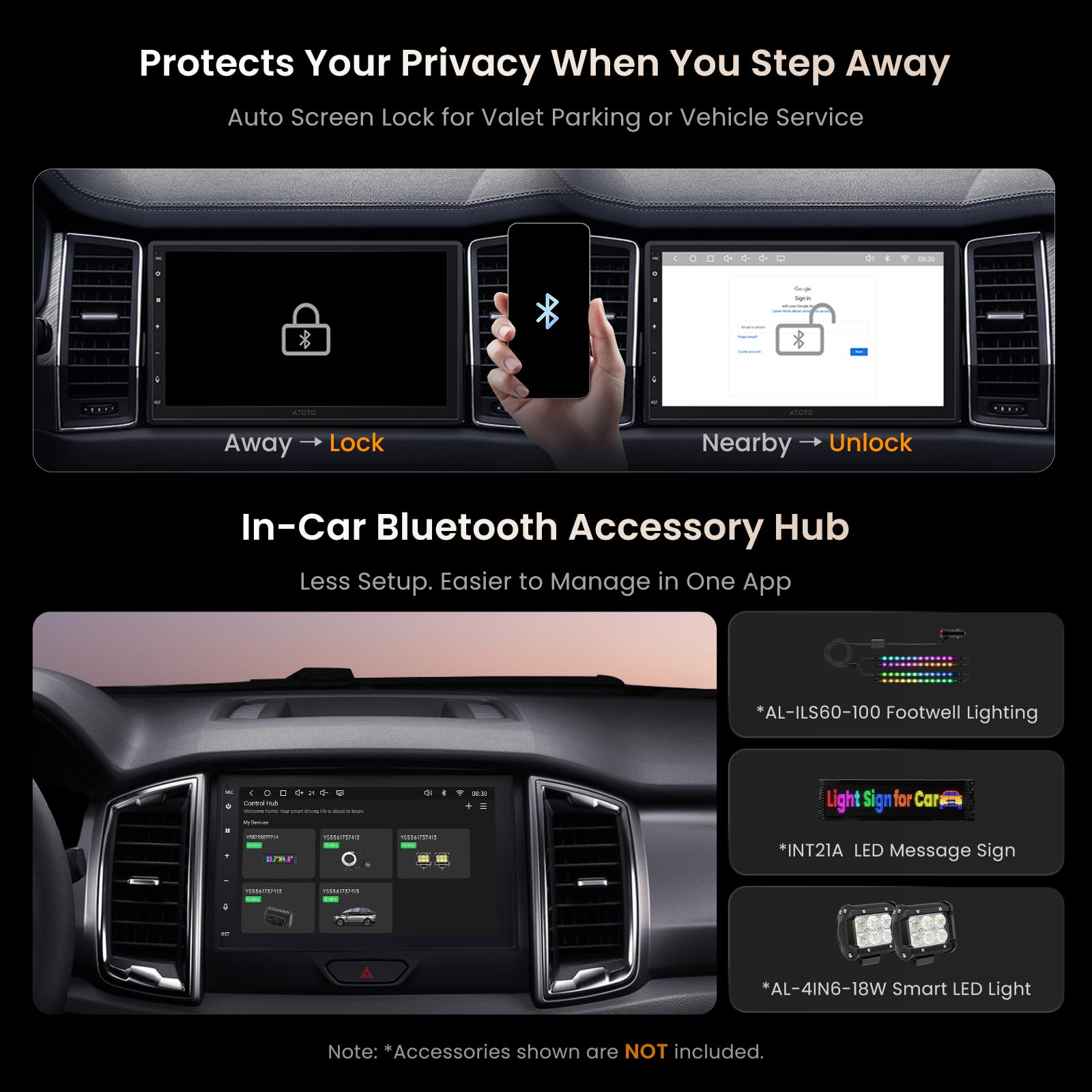 ATOTO S8 Ultra Double Din Car Stereo, 7 Inch Android Car in-Dash