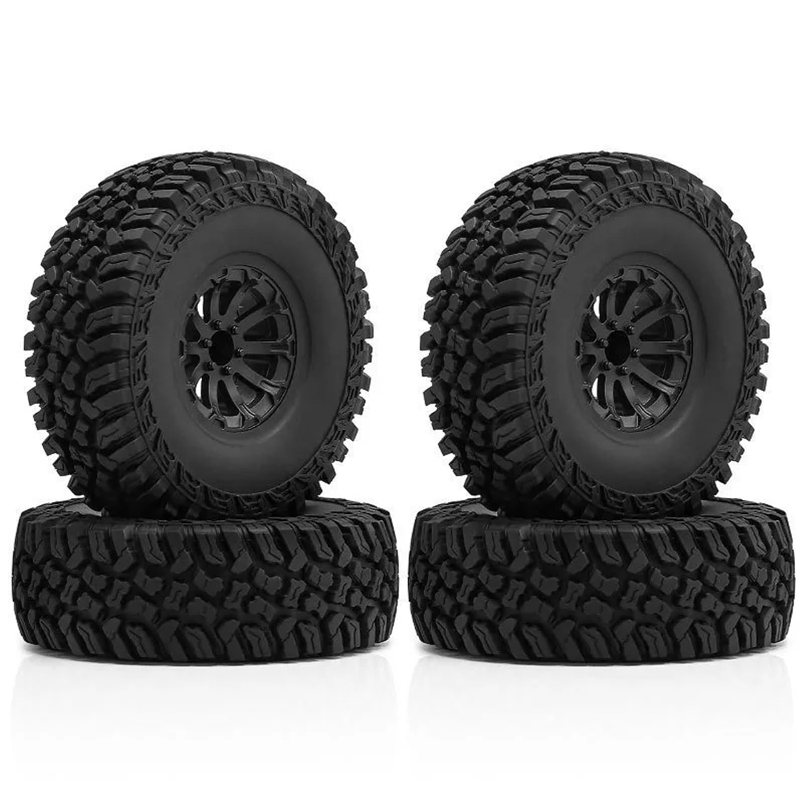 Per Axial Per SCX10 90046 Per TRX4 Per Redcat Gen8 Per Rock 1/10 119 MM 1.9 Pollici Ruote Gomma Pneumatici Salire RC Crawler Auto Assemblare RC Ruote Gomma