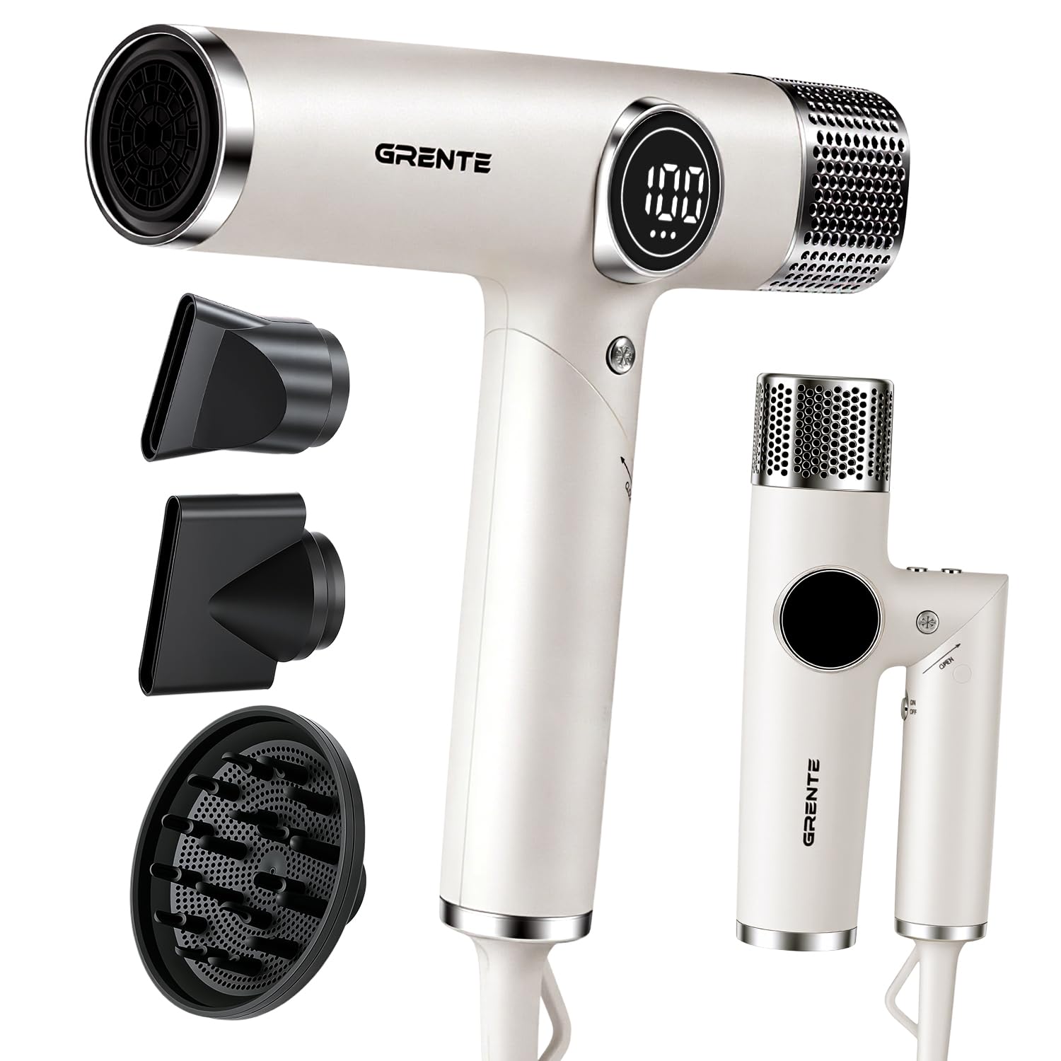 Grente Digital Display Blow Dryer