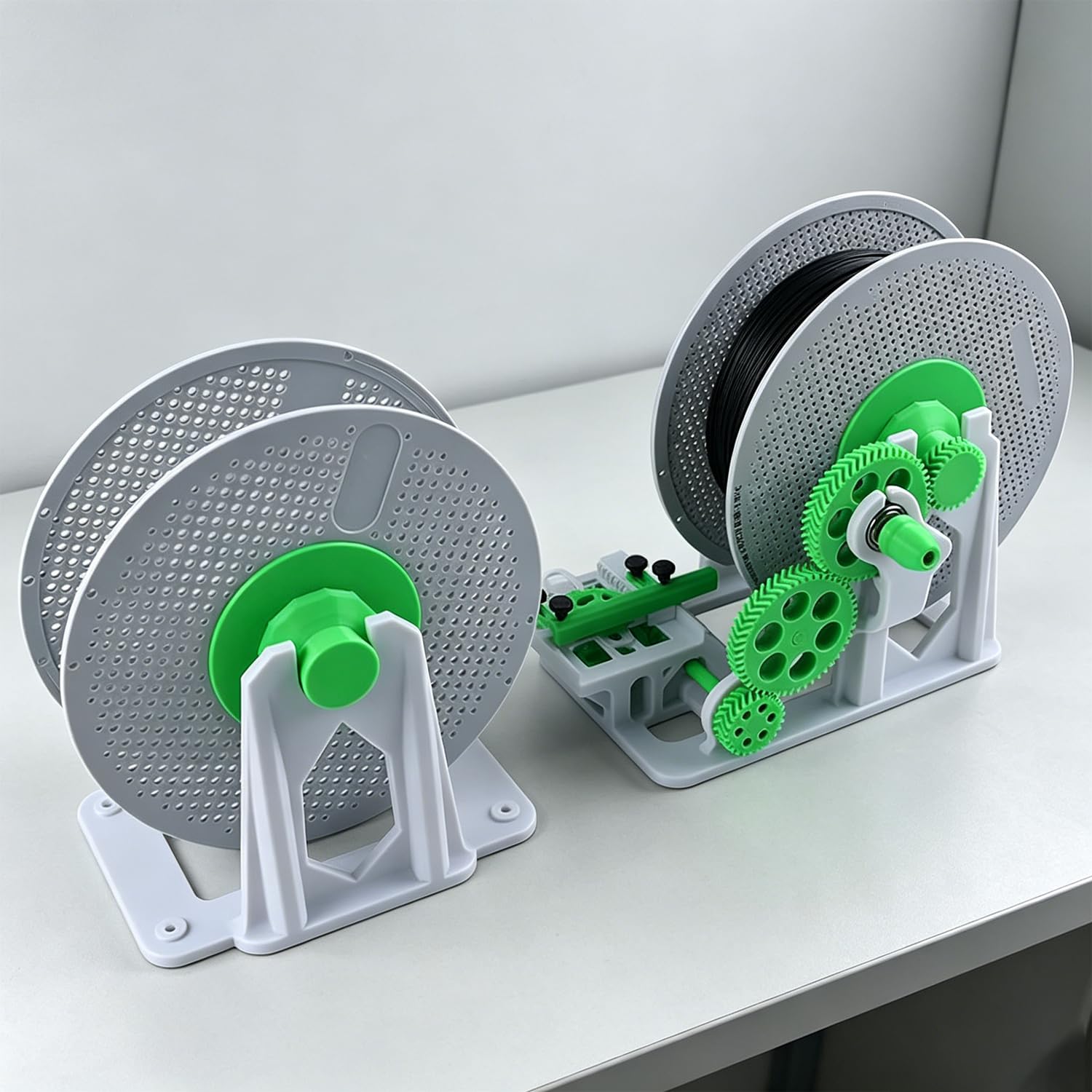 WHOOLEFUN 3d Printer Filament Winder For Pla, Abs, And Petg, Tangle-free Manual Filament Respooler, Improve Work Efficiency, For 3d Printing, Diy Makers, Home Workshop