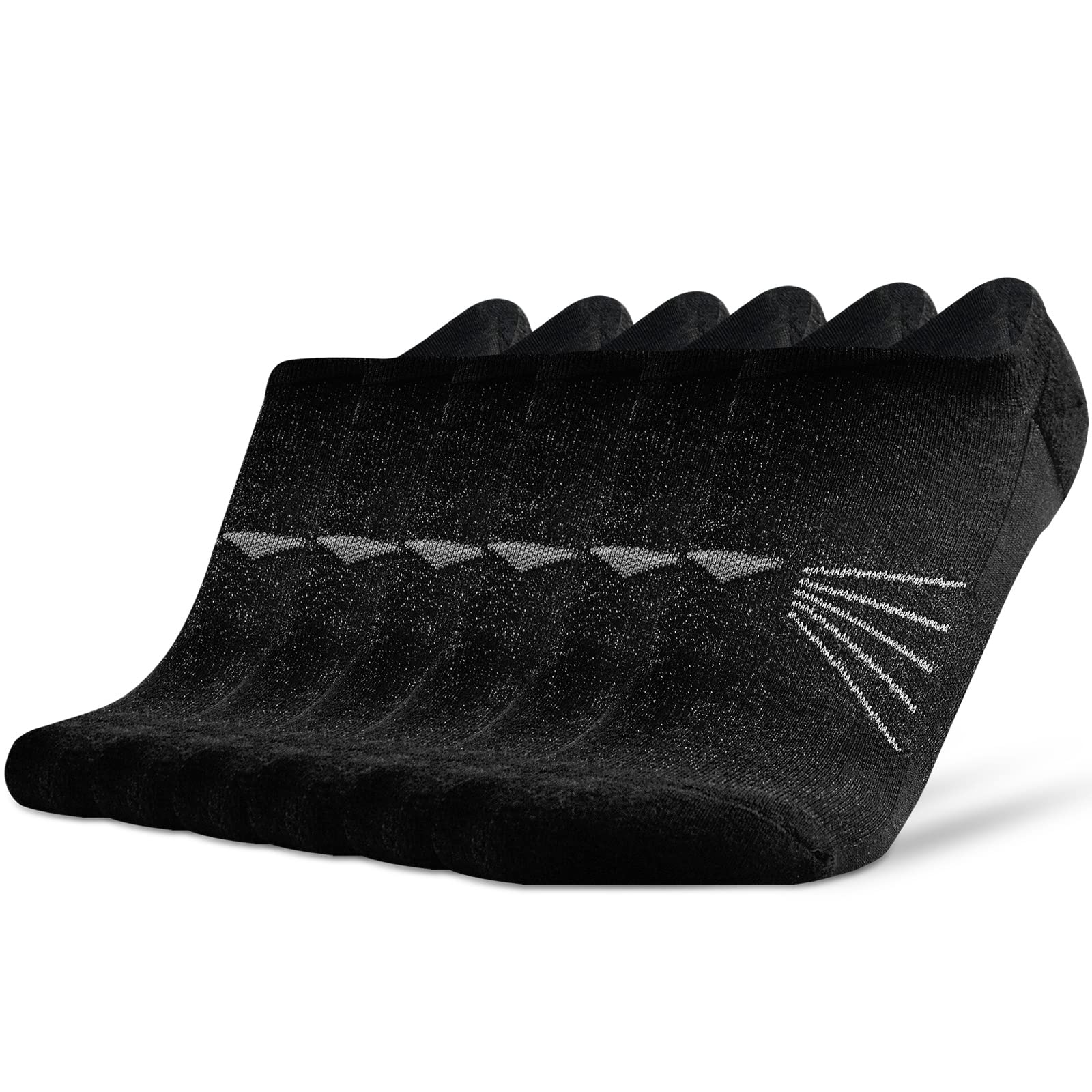 Socks Daze 3/6 Pack Womens No Show Athletic Merino Wool Running Socks